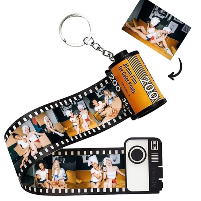 Customized Flim Roll Keychain with 6 Photos - Image 4