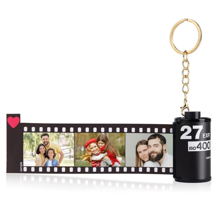 Customized Flim Roll Keychain with 6 Photos - Image 2