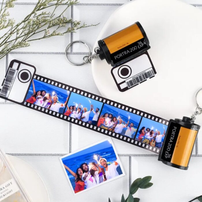 Customized Flim Roll Keychain with 6 Photos - Image 10