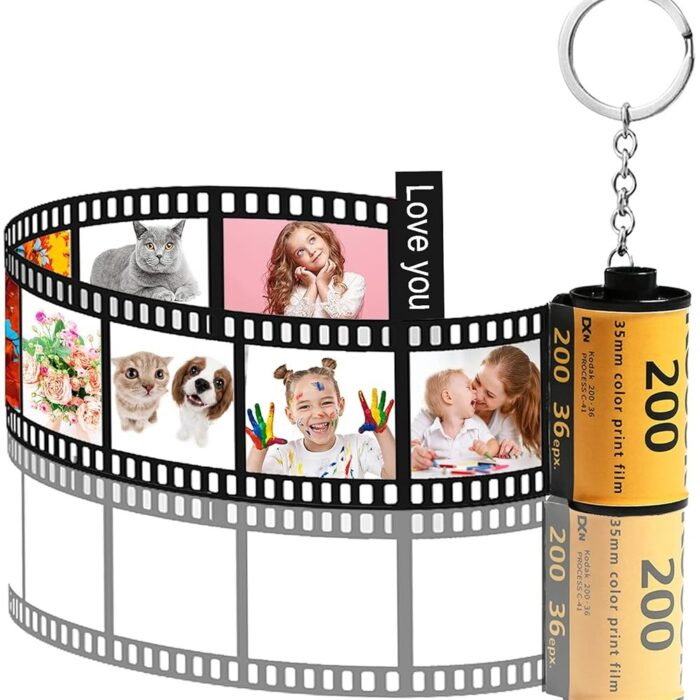 Customized Flim Roll Keychain with 6 Photos - Image 9