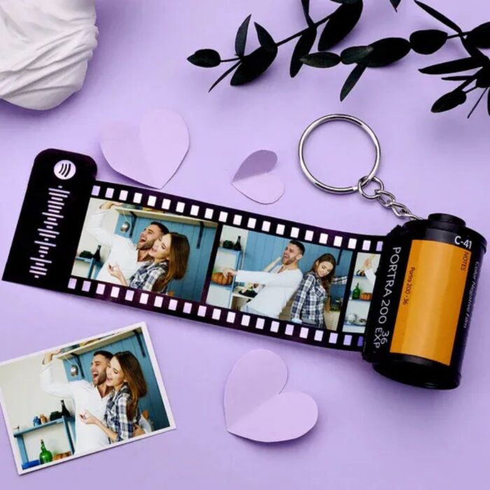 Customized Flim Roll Keychain with 6 Photos - Image 8