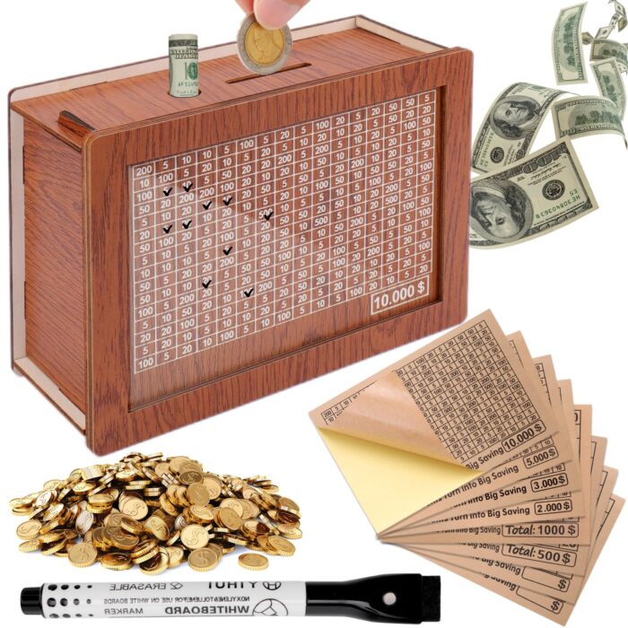 Customized wodden money savings box with 1 photo - Image 8
