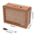 Customized wodden money savings box with 1 photo - Image 9