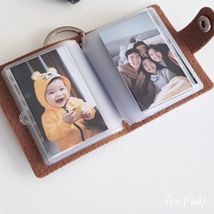 customized leather keychain album with 16 photos(15photo +1 wishes) - Image 15