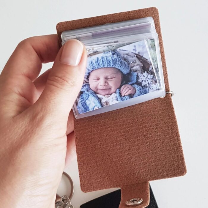 customized leather keychain album with 16 photos(15photo +1 wishes) - Image 19