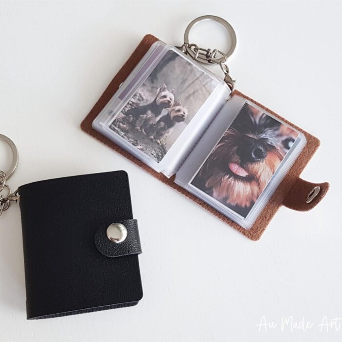 customized leather keychain album with 16 photos(15photo +1 wishes) - Image 18