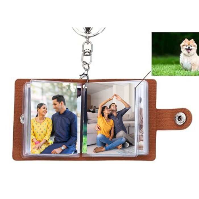customized leather keychain album with 16 photos(15photo +1 wishes) - Image 12