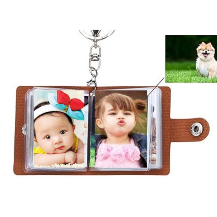 customized leather keychain album with 16 photos(15photo +1 wishes) - Image 11