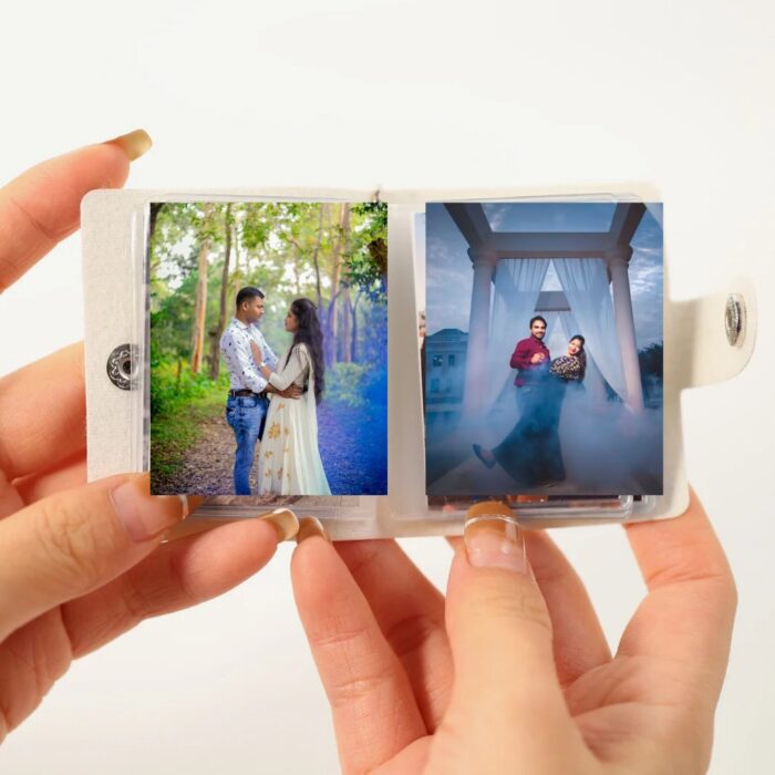 customized leather keychain album with 16 photos(15photo +1 wishes) - Image 10