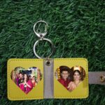 Customized leather keychain with 2 photos - Image 17