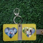 Customized leather keychain with 2 photos - Image 15