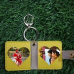 Customized leather keychain with 2 photos - Image 13