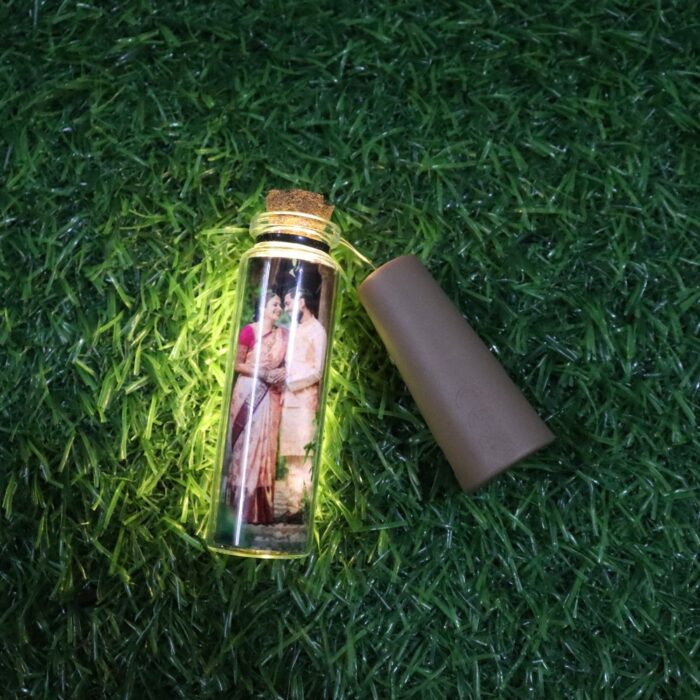 Customized mini light bottle with one photo and one wish - Image 8