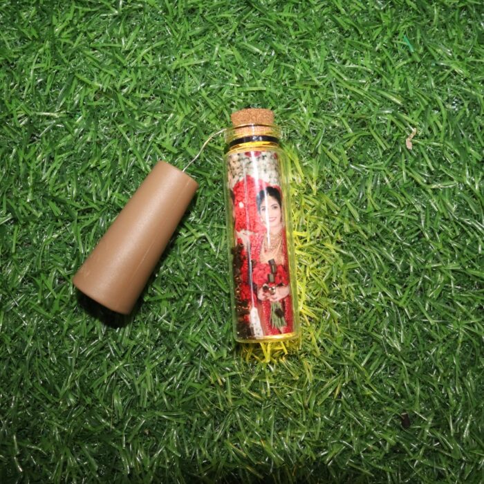 Customized mini light bottle with one photo and one wish - Image 2