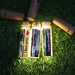 Customized mini light bottle with one photo and one wish