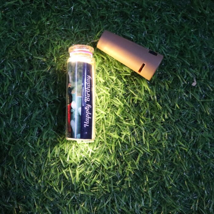 Customized mini light bottle with one photo and one wish - Image 15