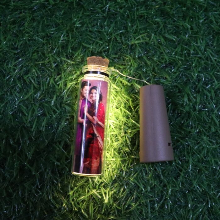 Customized mini light bottle with one photo and one wish - Image 13