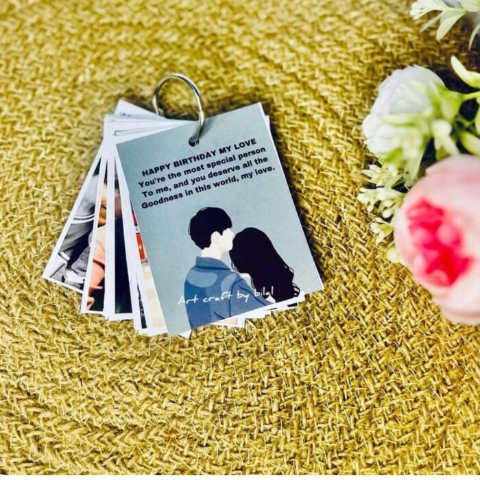 Customized Ring Photo Album with 16 photos(15 photo + 1 wish card) - Image 3