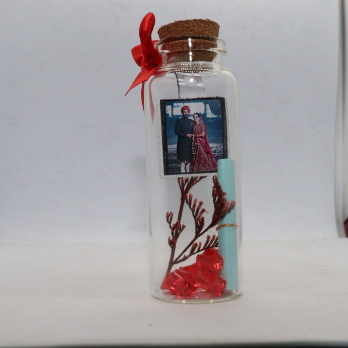 customized mini photo message bottle with your photo and one msg - Image 4