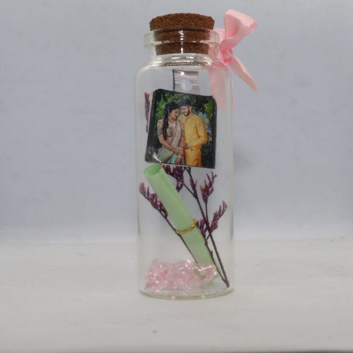 customized mini photo message bottle with your photo and one msg - Image 3