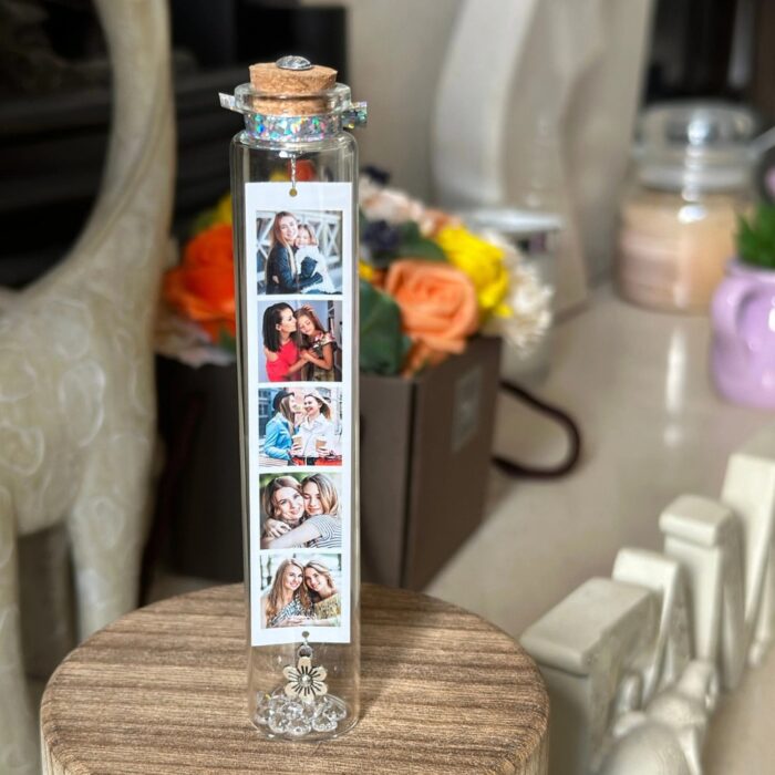 customized long Message photo bottle with 5 photo and one short massage - Image 6
