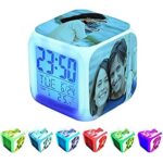 customized 7 colour changing LED digital clock with 4 photo - Image 2