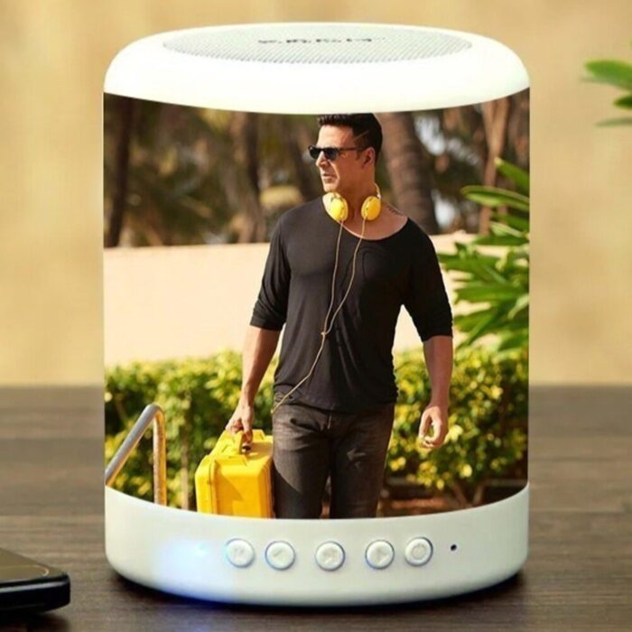 customized colour changing LED bluetooth speaker with (3 photo + 1 wishes) - Image 5