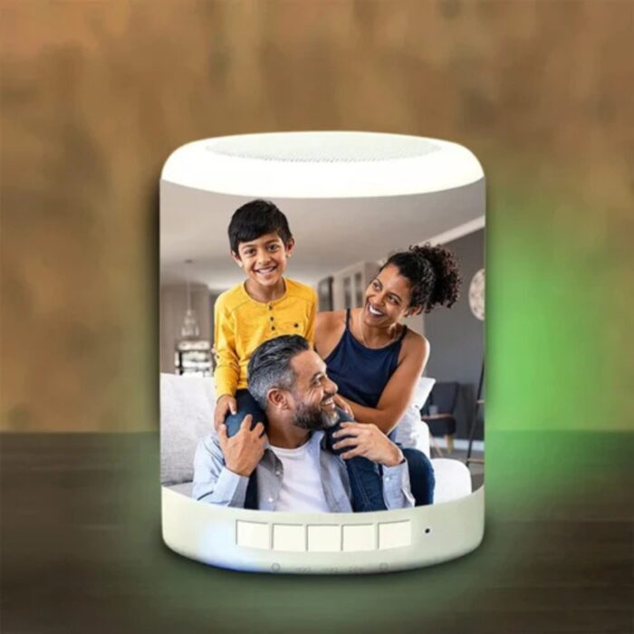 customized colour changing LED bluetooth speaker with (3 photo + 1 wishes) - Image 14