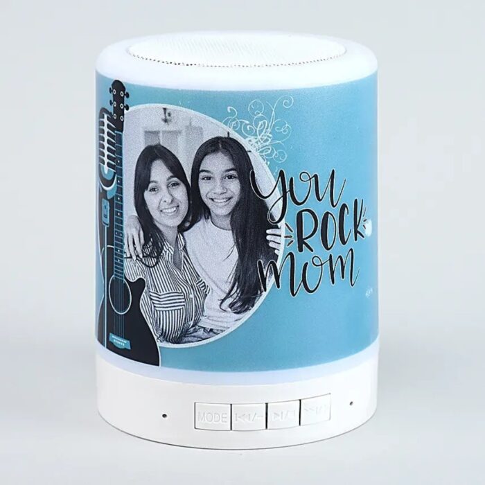 customized colour changing LED bluetooth speaker with (3 photo + 1 wishes) - Image 11