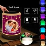customized colour changing LED bluetooth speaker with (3 photo + 1 wishes) - Image 10