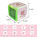 customized 7 colour changing LED digital clock with 4 photo - Image 13