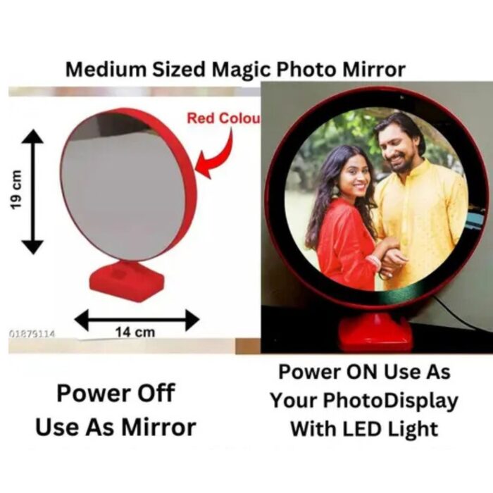 customized medium size magic mirror colour with photo - Image 5