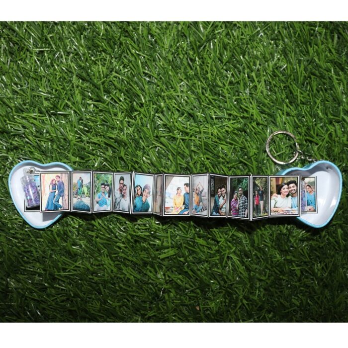 Customized tin keychain photo album with 16 photos(15 photo + 1 wishes) - Image 5