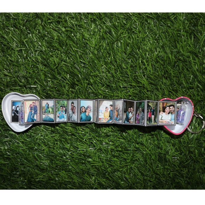 Customized tin keychain photo album with 16 photos(15 photo + 1 wishes) - Image 4