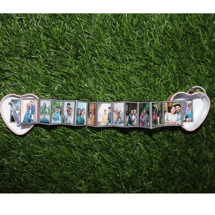 Customized tin keychain photo album with 16 photos(15 photo + 1 wishes) - Image 8