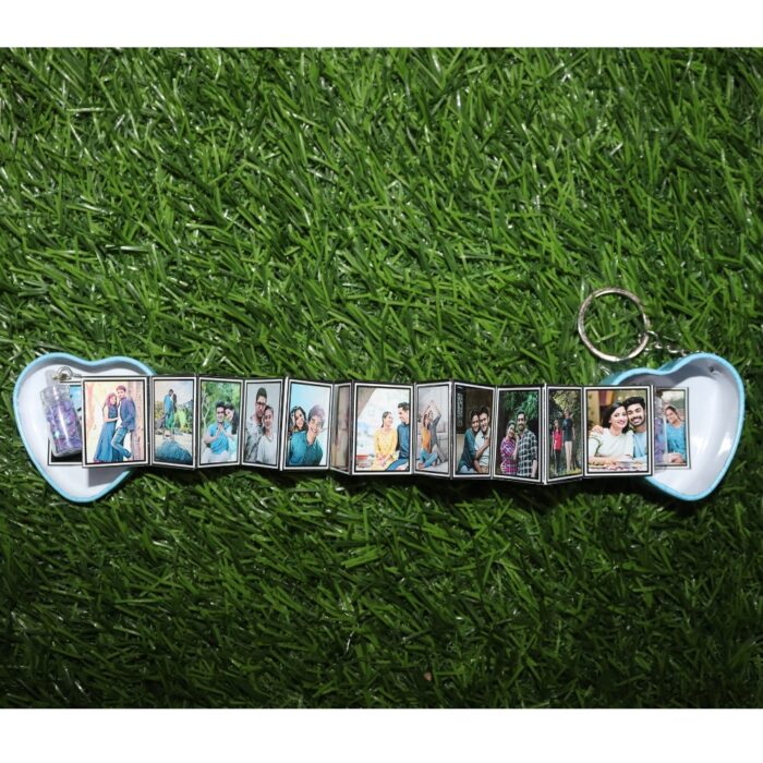 Customized tin keychain photo album with 16 photos(15 photo + 1 wishes) - Image 7