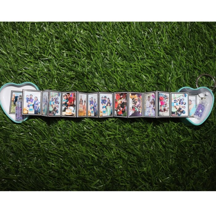 Customized tin keychain photo album with 16 photos(15 photo + 1 wishes) - Image 14