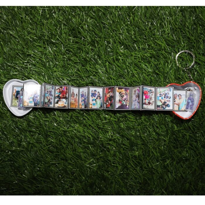 Customized tin keychain photo album with 16 photos(15 photo + 1 wishes) - Image 11