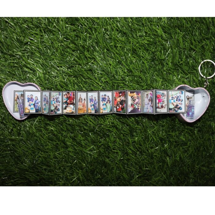 Customized tin keychain photo album with 16 photos(15 photo + 1 wishes) - Image 19