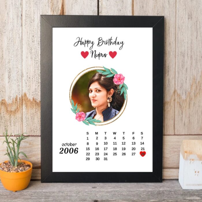 Customized A4 Photo Frame with photos and wishes - Image 7