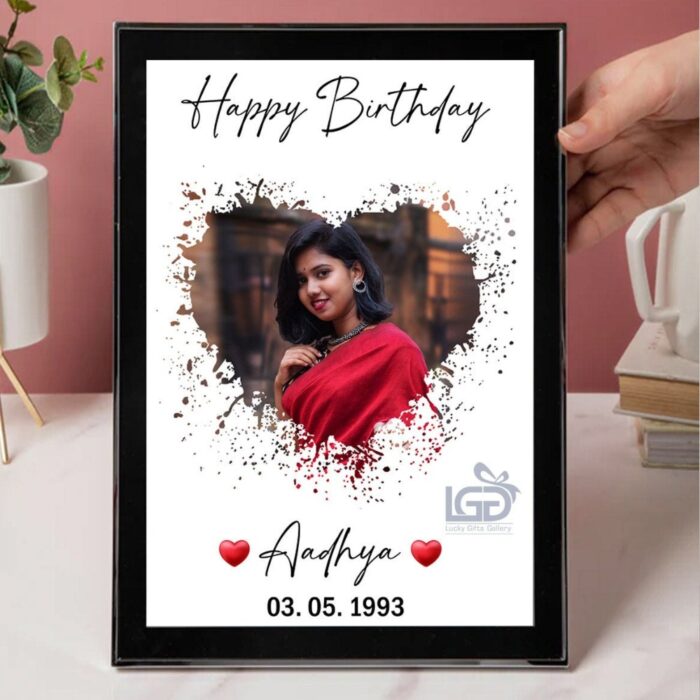 Customized A4 Photo Frame with photos and wishes - Image 13