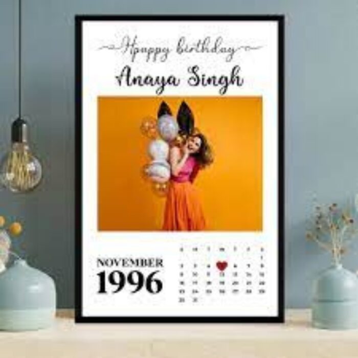 Customized A4 Photo Frame with photos and wishes - Image 9