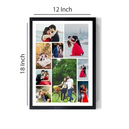 Customized A4 Photo Frame with photos and wishes