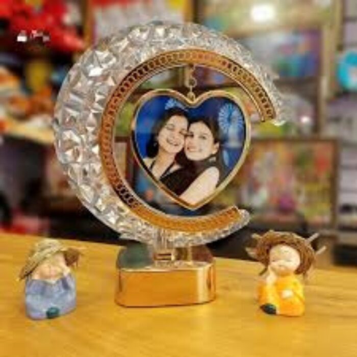 customized LED crystal moon lamp heart photo frame - Image 6