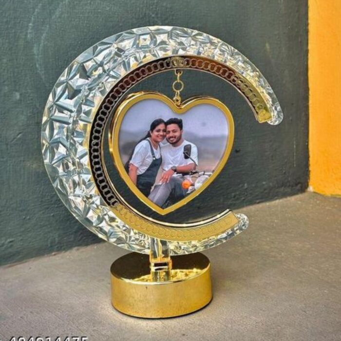 customized LED crystal moon lamp heart photo frame - Image 7