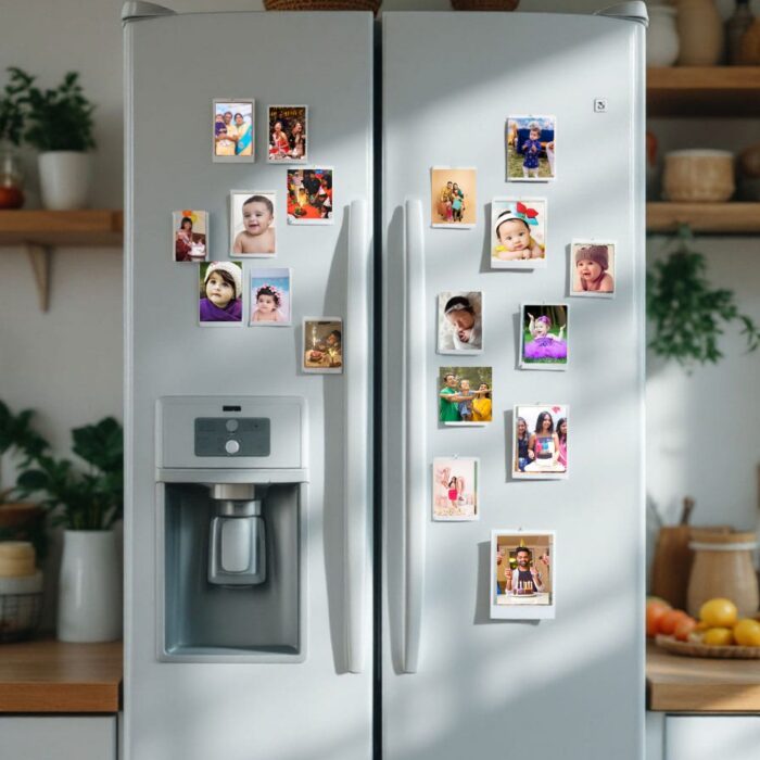 customized 16 photo fridge magnets - Image 1