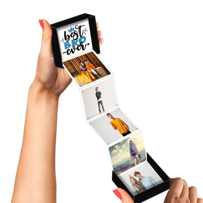customized  photo popup box with 5 photo+ 1 wishes - Image 1
