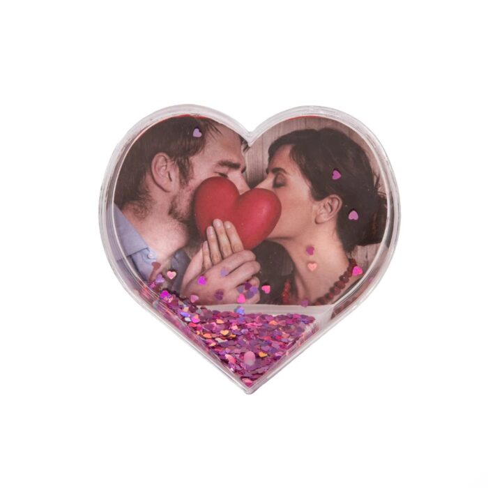 customized love heart photo frame with light - Image 6