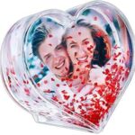 customized single crystal glitter heart photo frame - Image 7
