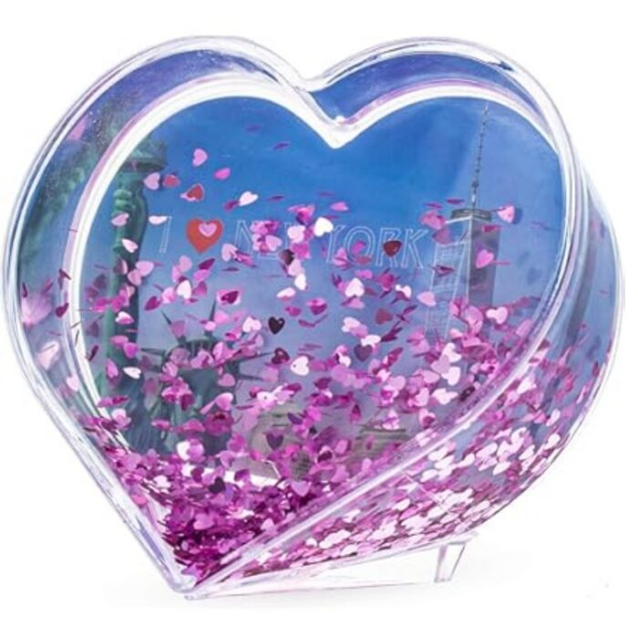 customized single crystal glitter heart photo frame - Image 6